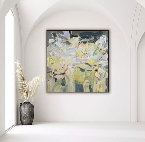Floral Serenity von Mila Weis, Malerei kaufen auf Singulart