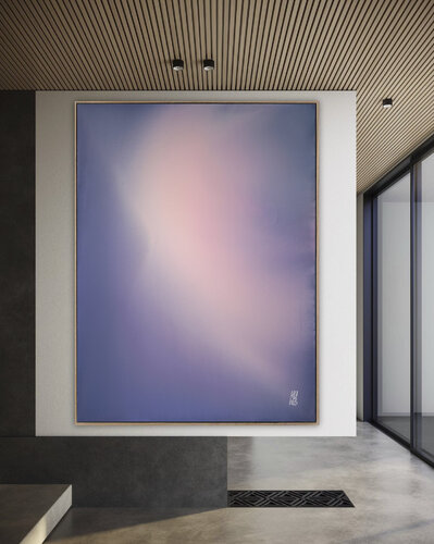The Beginning / Mystic Blue par Mila Weis, Peinture en vente sur Singulart