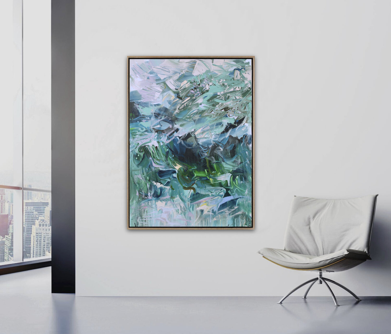 Movement in Blue Mila Weis