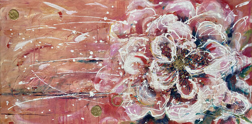 Camelia Abstract di Merry Sparks, Pittura in vendita su Singulart