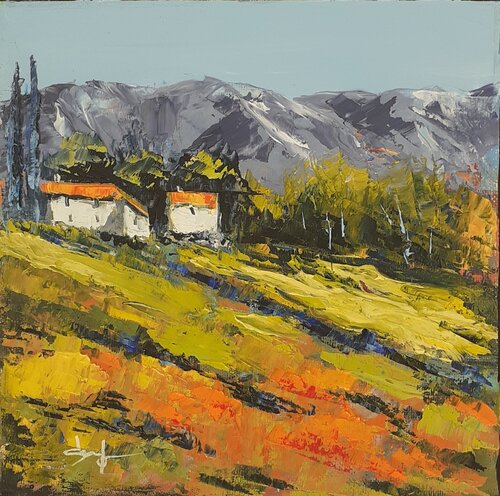 Belle Provence en Luberon by Véronique Degabriel, Painting for Sale on Singulart
