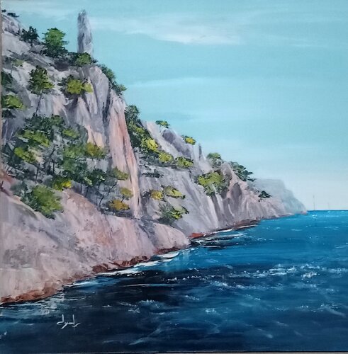 Calanque d'en Vau by Véronique Degabriel, Painting for Sale on Singulart