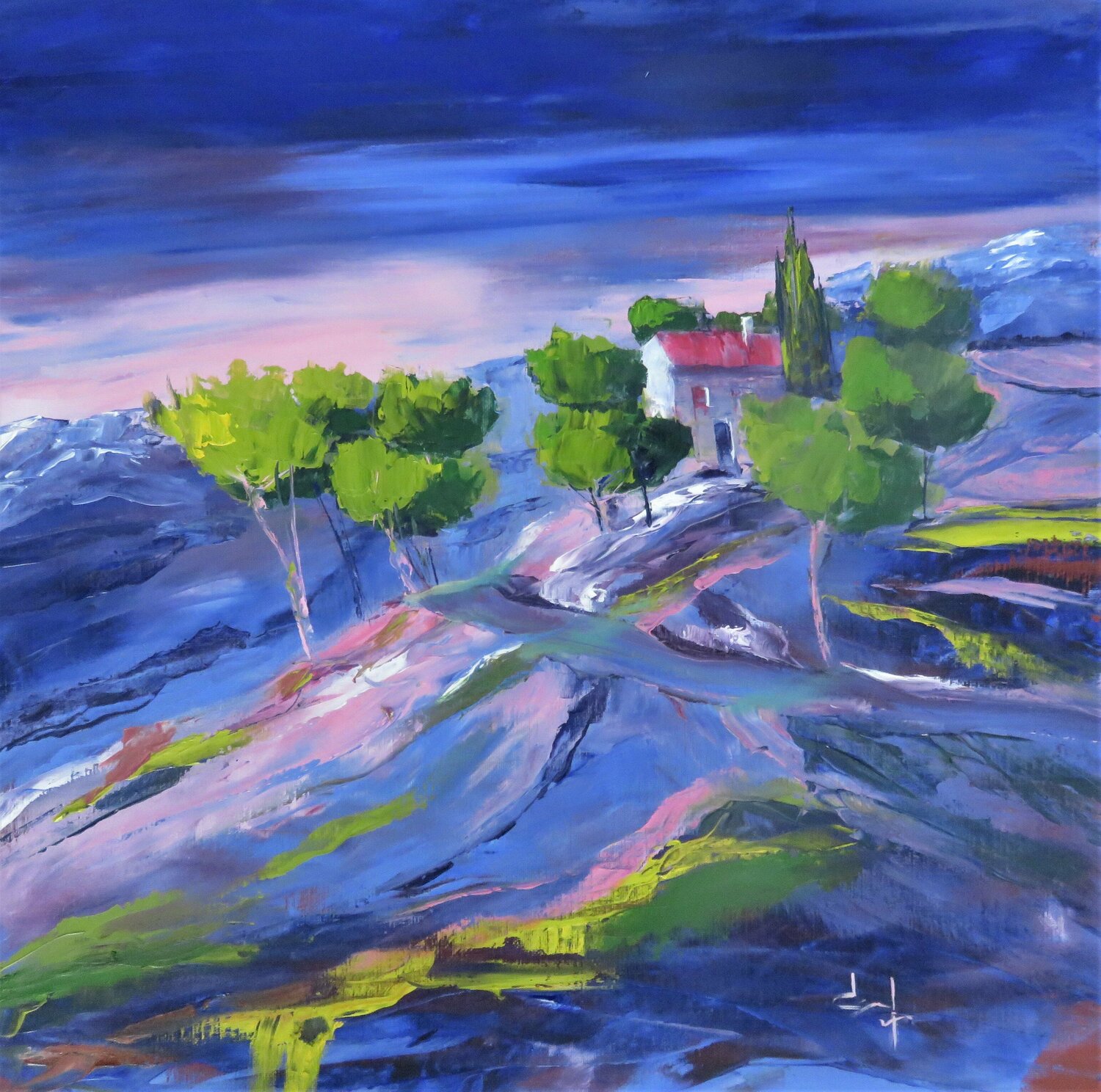 Colline en Provence Véronique Degabriel
