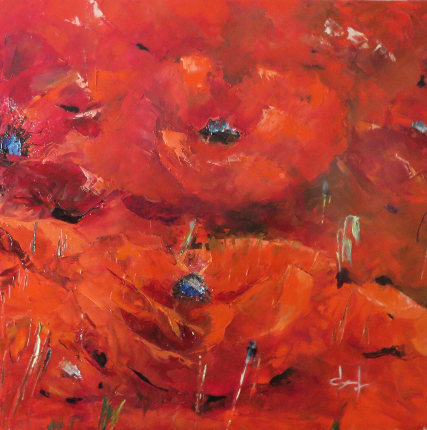 Au coeur des coquelicots Véronique Degabriel