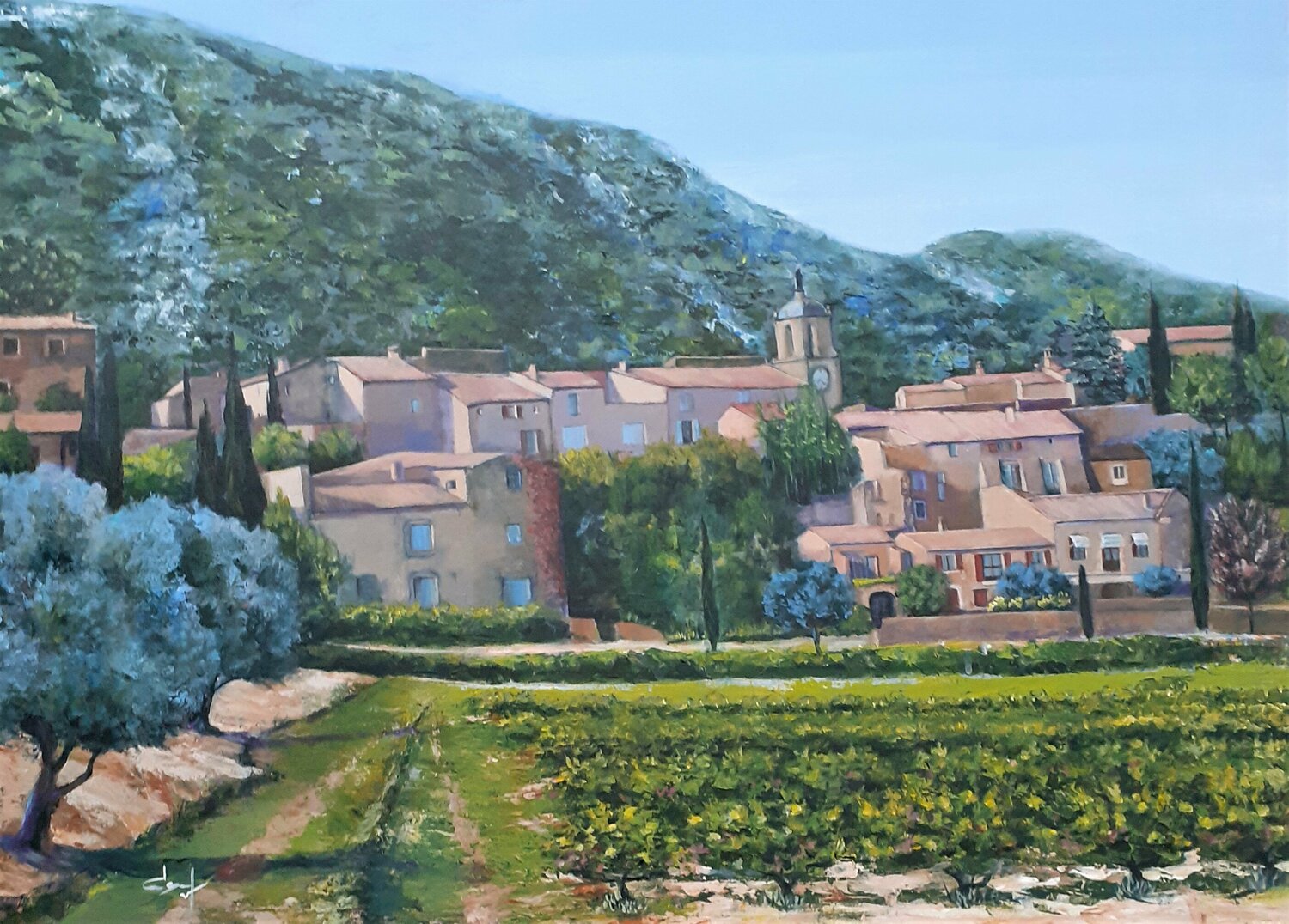Village en Luberon, Maubec Véronique Degabriel