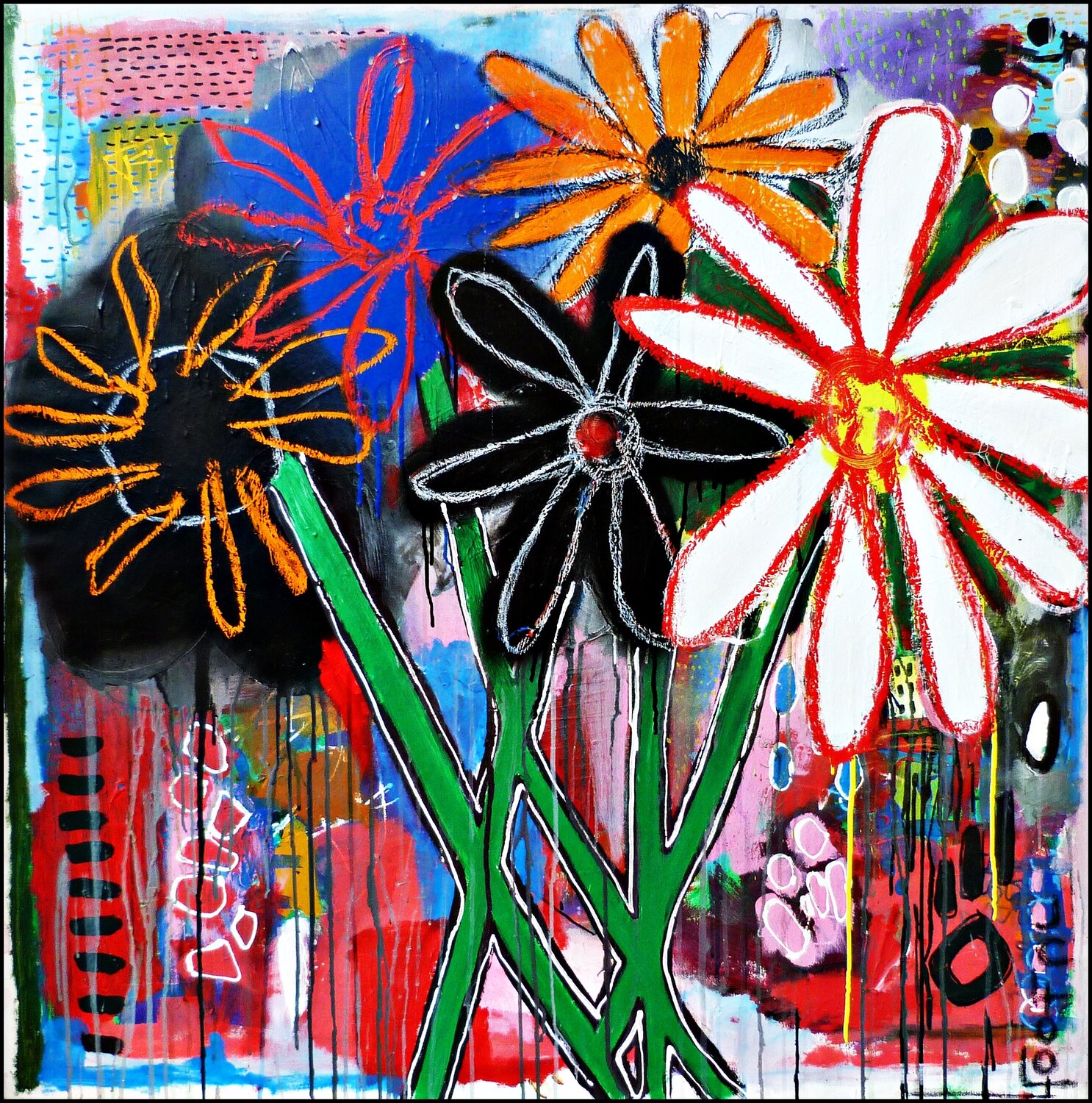 The Flowers of Good von jean claude Delannoy (2021) Malerei Acryl auf