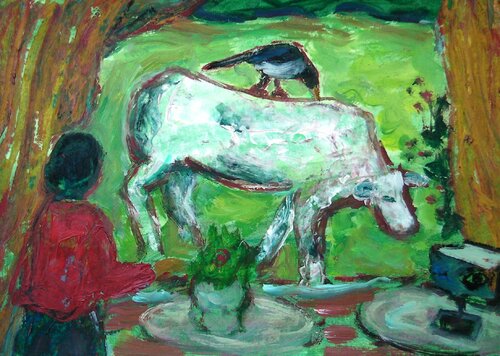 Co-operation by Gabriëlla Cleuren, Work on Paper for Sale on Singulart