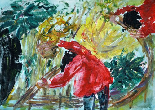Gardening in April Gabriëlla Cleuren