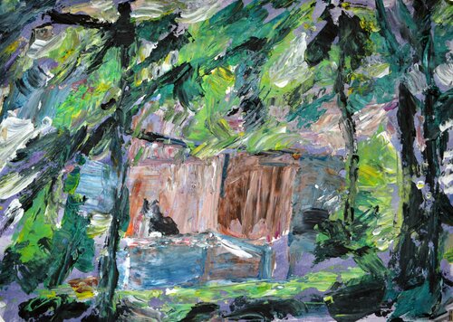 Wild site von Gabriëlla Cleuren, Werk auf Papier kaufen auf Singulart