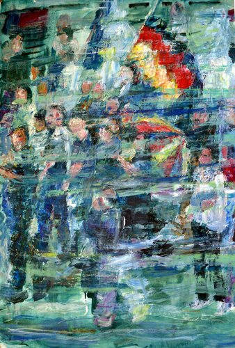 On the move by Gabriëlla Cleuren, Work on Paper for Sale on Singulart