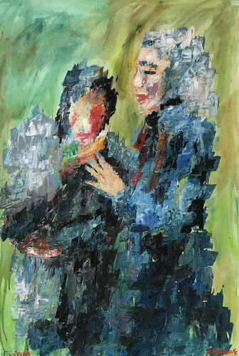 Only women help women di Gabriëlla Cleuren, Opera su carta in vendita su Singulart