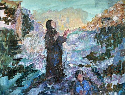 Survivors di Gabriëlla Cleuren, Opera su carta in vendita su Singulart