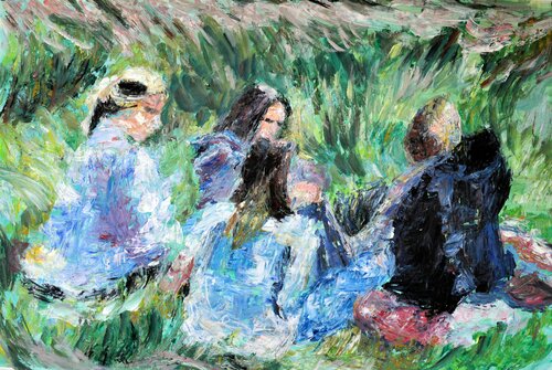 Corona in the green by Gabriëlla Cleuren, 紙の作品 for Sale on Singulart