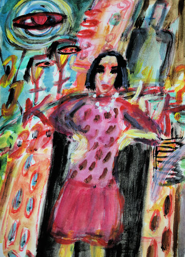 Waiting for nothing von Gabriëlla Cleuren, Werk auf Papier kaufen auf Singulart