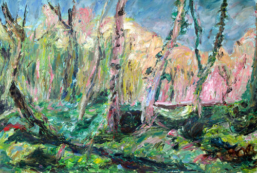 Memorial forest by Gabriëlla Cleuren, Work on Paper for Sale on Singulart