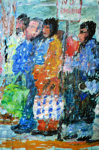 No parking par Gabriëlla Cleuren, Œuvre sur papier en vente sur Singulart