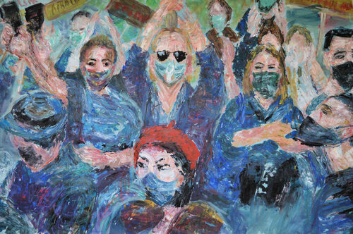 Masquerade by Gabriëlla Cleuren, Work on Paper for Sale on Singulart