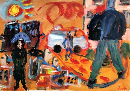 City von Gabriëlla Cleuren, Werk auf Papier kaufen auf Singulart