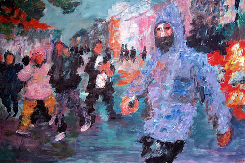 Indigado by Gabriëlla Cleuren, 紙の作品 for Sale on Singulart