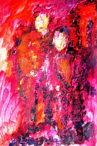 Faceless sadness van Gabriëlla Cleuren, Werk op papier te koop op Singulart