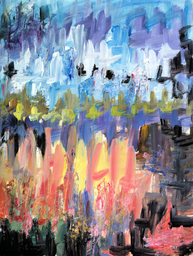 Colors of solitude by Gabriëlla Cleuren, Work on Paper for Sale on Singulart