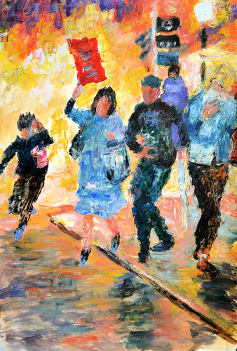 Unrest by Gabriëlla Cleuren, Work on Paper for Sale on Singulart