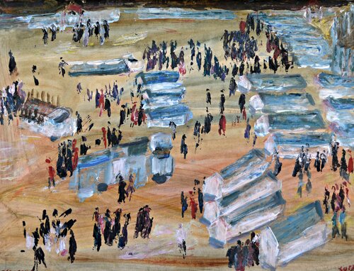 The new village by Gabriëlla Cleuren, Work on Paper for Sale on Singulart