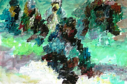 Exhausted by Gabriëlla Cleuren, Work on Paper for Sale on Singulart