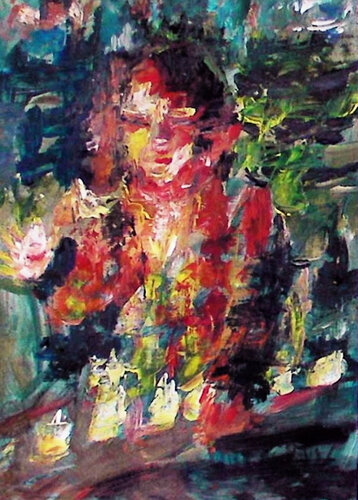 The light by Gabriëlla Cleuren, Work on Paper for Sale on Singulart