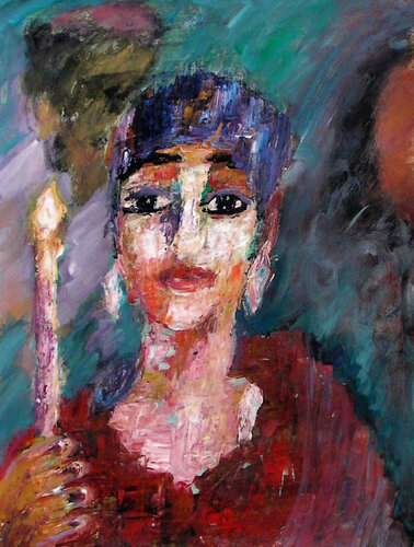 Symbol of light par Gabriëlla Cleuren, Œuvre sur papier en vente sur Singulart
