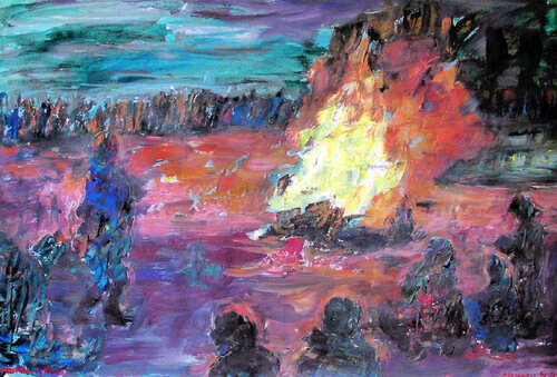 Forge a social bond de Gabriëlla Cleuren, Obra en papel a la venta en Singulart