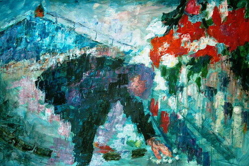 Search for light by Gabriëlla Cleuren, Work on Paper for Sale on Singulart