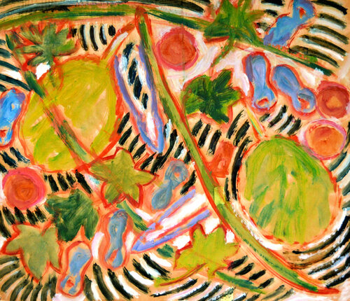 Ikebana 02 par Gabriëlla Cleuren, Œuvre sur papier en vente sur Singulart