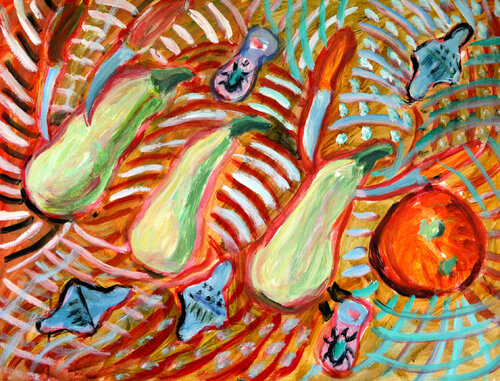 Ikebana 13 par Gabriëlla Cleuren, Œuvre sur papier en vente sur Singulart