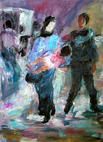 Fugitives by Gabriëlla Cleuren, 絵画 for Sale on Singulart