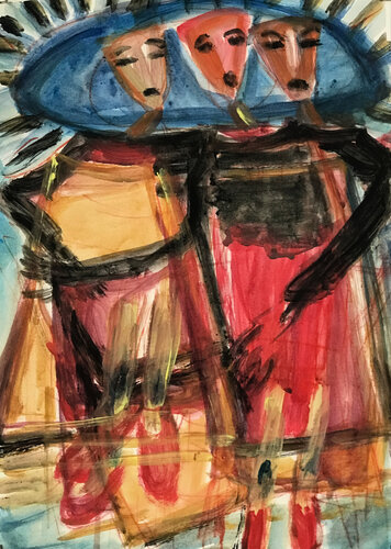 Exploded dreams von Gabriëlla Cleuren, Malerei kaufen auf Singulart