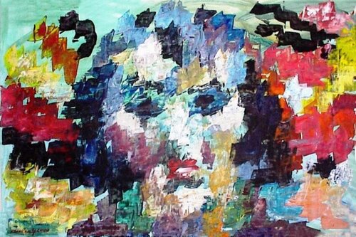 Dark vision di Gabriëlla Cleuren, Pittura in vendita su Singulart