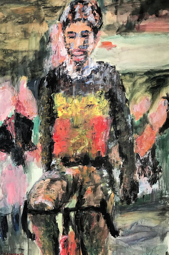 No hero without mud by Gabriëlla Cleuren, Painting for Sale on Singulart