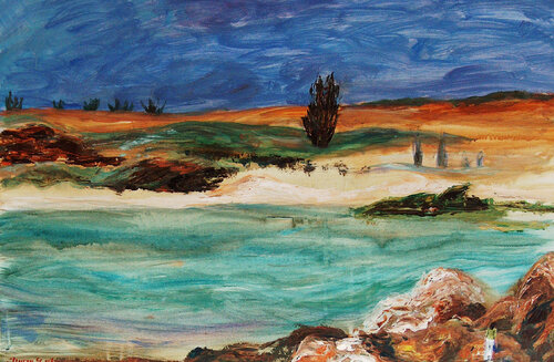 Lonely van Gabriëlla Cleuren, Schilderij te koop op Singulart