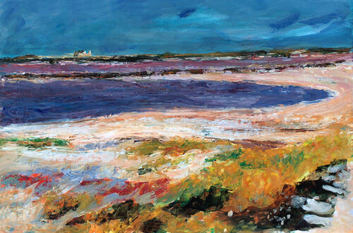 Salt pan (Bonaire) by Gabriëlla Cleuren, 絵画 for Sale on Singulart