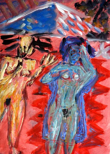 Fear by Gabriëlla Cleuren, Painting for Sale on Singulart