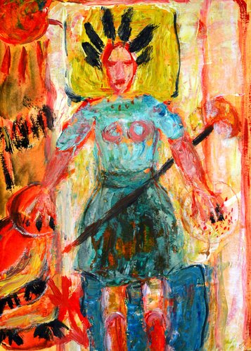 Pain 02 August von Gabriëlla Cleuren, Malerei kaufen auf Singulart