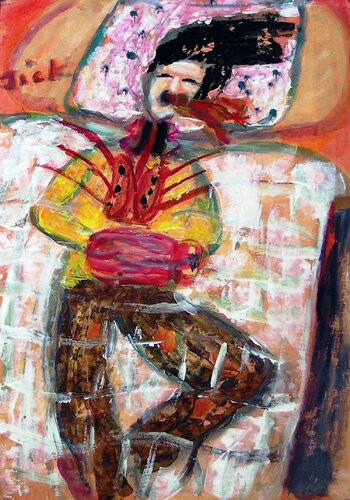 Feeling bad di Gabriëlla Cleuren, Pittura in vendita su Singulart