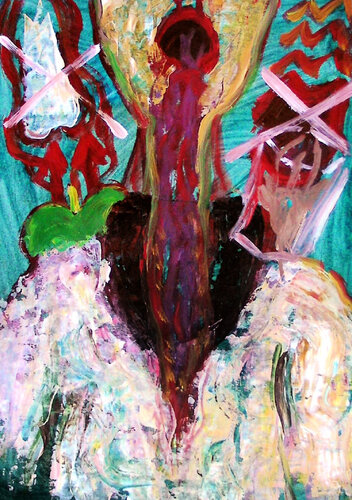Feeling sick von Gabriëlla Cleuren, Malerei kaufen auf Singulart