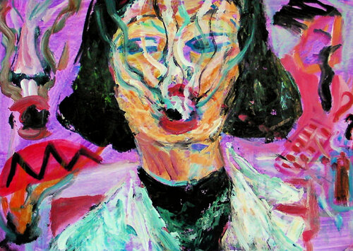 Infected di Gabriëlla Cleuren, Pittura in vendita su Singulart