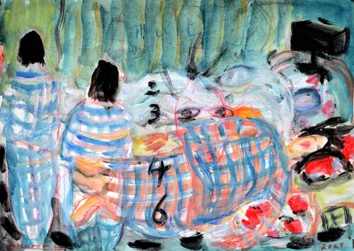 Nuit by Gabriëlla Cleuren, Painting for Sale on Singulart