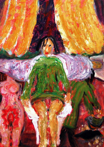 Inflammation par Gabriëlla Cleuren, Peinture en vente sur Singulart