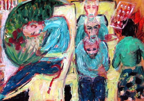 Suffering von Gabriëlla Cleuren, Malerei kaufen auf Singulart