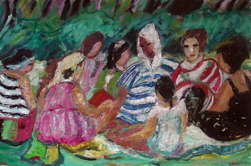 New Inhabitants 04 von Gabriëlla Cleuren, Malerei kaufen auf Singulart