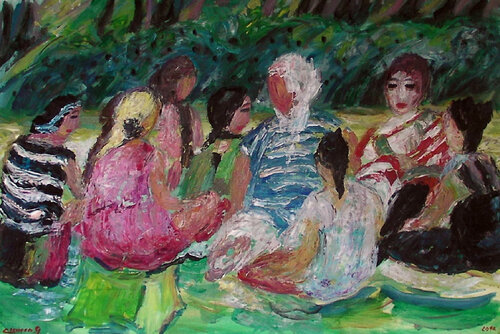 New Inhabitants 06 von Gabriëlla Cleuren, Malerei kaufen auf Singulart